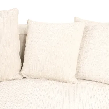 Sofa narożna LUSSO beige chenille (Niagara 902 beige) - Richmond