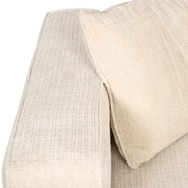 Sofa narożna LUSSO beige chenille (Niagara 902 beige) - Richmond