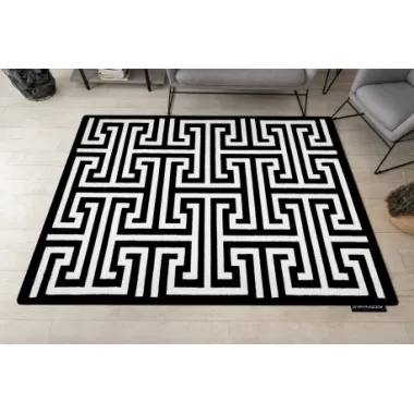 Dywan HAMPTON Crown czarny 120 x 170cm / GR4796