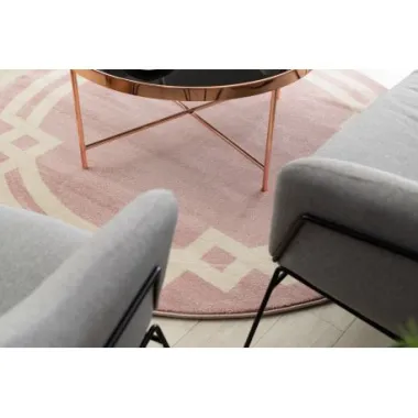 Dywan HAMPTON Lux koło róż Ø 120cm / GR2887
