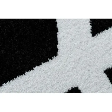 Dywan HAMPTON Lux koło czarny Ø 160cm / GR2913