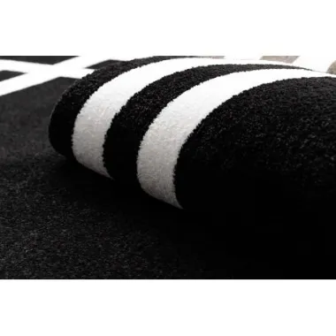 Dywan HAMPTON Lux koło czarny Ø 140cm / GR2904
