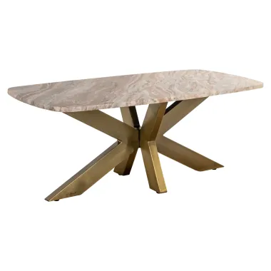 Stolik kawowy BOTTEGA beżowy 120 x 47 x 60cm / 8631