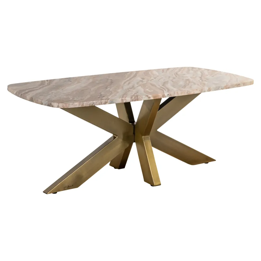 Stolik kawowy BOTTEGA beżowy 120 x 47 x 60cm / 8631