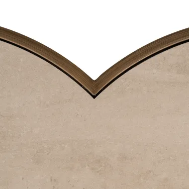 Stolik kawowy CLOVER beżowy 120 x 38 x 120cm / 8771
