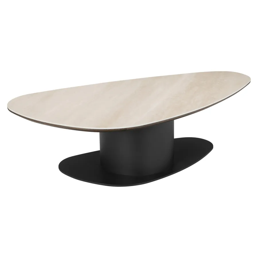 stolik kawowy RITZ czarny 140 x 38 x 75cm / 8712