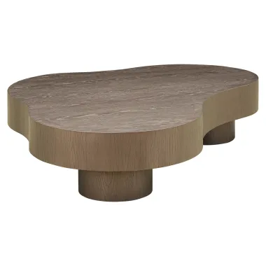 Stolik kawowy BOGOR jasno brązowy 143 x 30 x 103cm / 7952