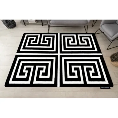 Dywan HAMPTON Rich grecki czarny 160 x 220cm / GR4792