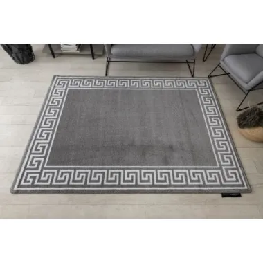 Dywan HAMPTON GRECOS ramka szary 120 x 170cm / GR2894