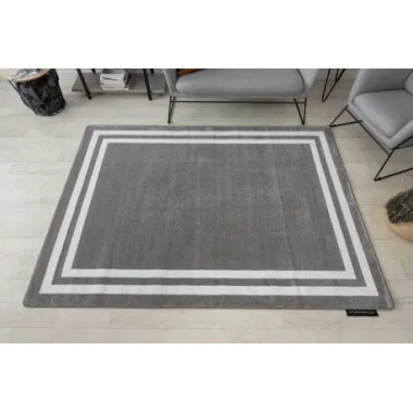 Dywan HAMPTON Ramka szary 160 x 220cm / GR2927