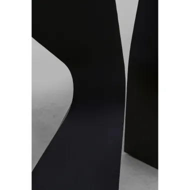Kare Konsola GLORIA szklana czarna 140 x 82 x 45cm / 85970