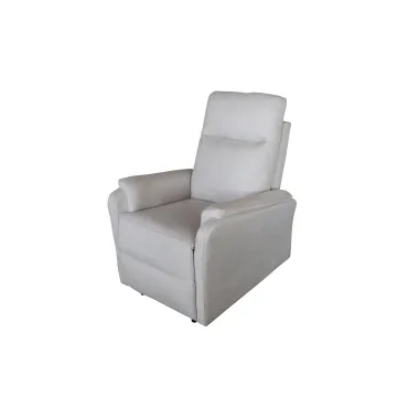 Invicta Fotel Kinowy HOLLYWOOD elektryczna regulacja beżowy 75 x 100 x 85cm / 47601