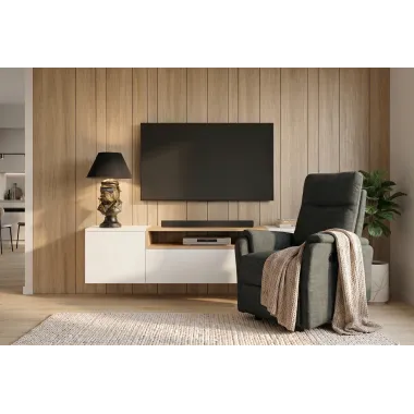Invicta Fotel Kinowy HOLLYWOOD elektryczna regulacja zielony 75 x 100 x 85cm / 47602
