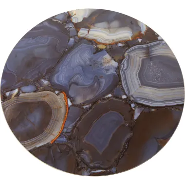 Kare Stół GRANDE POSSIBILITA SIGNATURE Agate blat Ø 120 x 76cm / 70685