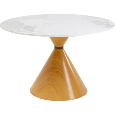 Kare Stół do jadalni CONO ceramiczny blat dąb Ø 120 x 76 x 120cm / 71568