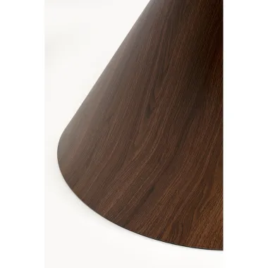 Kare Stół do jadalni CONO trawertyt orzech Ø 120 x 76 x 120cm / 71533