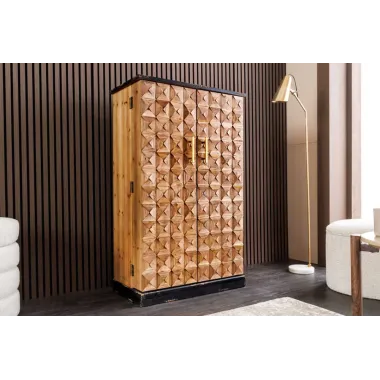 Invicta Barek na wino BODEGA sosna naturalna 79 x 120 x 44cm / 48162