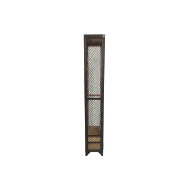 Invicta Regał na wino BODEGA drewno sosnowe metalowa rama 38 x 191 x 30cm / 48167