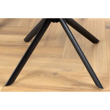 Invicta Krzesło obrotowe LE GRAND 180° butelkowa zieleń z podłokietnikami w skórze 68 x 87 x 68cm / 46991