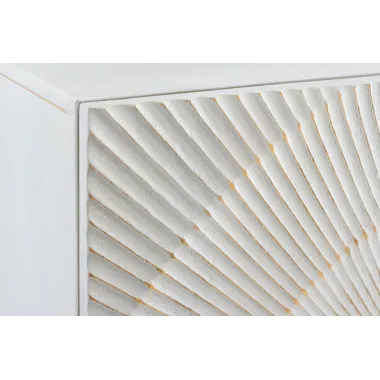 Invicta Komoda GOLDEN SUNSET WHITE wysoka 3D 100 x 120 x 38cm / 48108