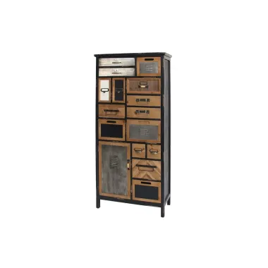 Invicta Komoda wysoka SECRETS sosna vintage 72 x 153 x 32cm / 48163