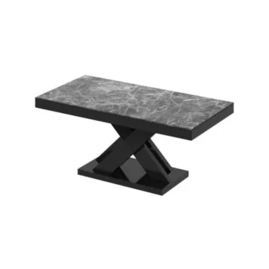 Stolik kawowy ława XENON MINI Venatino Dark Mat + czarny HG 120 x 50 x 60cm