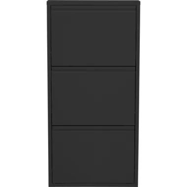 Kare Szafka na buty CARUSO 3 BLACK (MO) 50 x 103.5 x 15cm / 86922