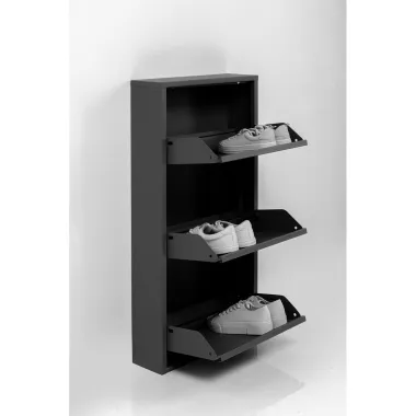 Kare Szafka na buty CARUSO 3 BLACK (MO) 50 x 103.5 x 15cm / 86922