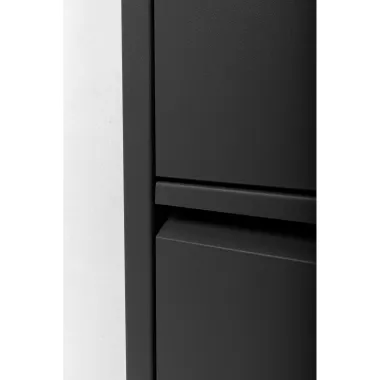 Kare Szafka na buty CARUSO 3 BLACK (MO) 50 x 103.5 x 15cm / 86922