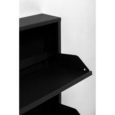 Kare Szafka na buty CARUSO 3 BLACK (MO) 50 x 103.5 x 15cm / 86922