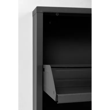Kare Szafka na buty CARUSO 3 BLACK (MO) 50 x 103.5 x 15cm / 86922