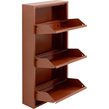 Kare Szafka na buty CARUSO 3 BROWN (MO) 50 x 103.5 x 15cm / 71077