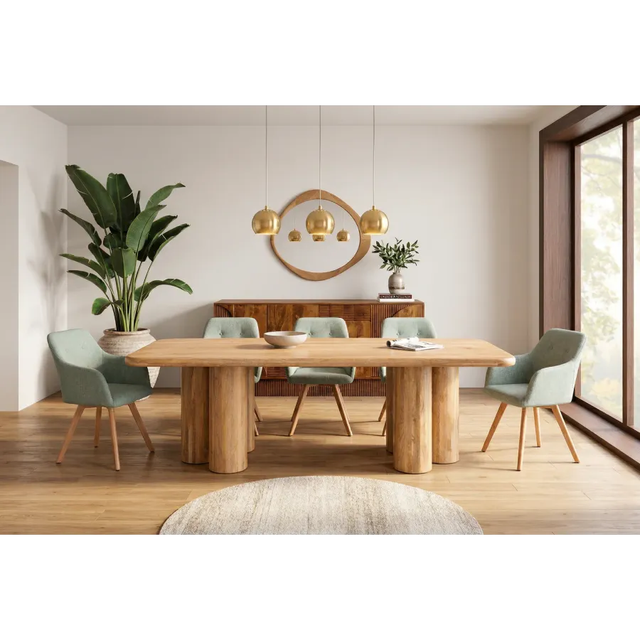 Invicta Stół do jadalni ART DECO mango 240 x 76 x 100cm / 47604