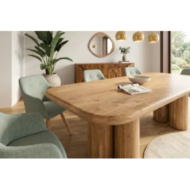 Invicta Stół do jadalni ART DECO mango 240 x 76 x 100cm / 47604