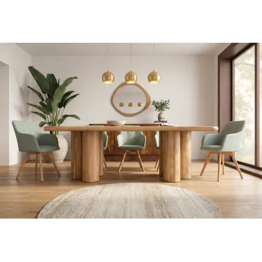 Invicta Stół do jadalni ART DECO mango 240 x 76 x 100cm / 47604