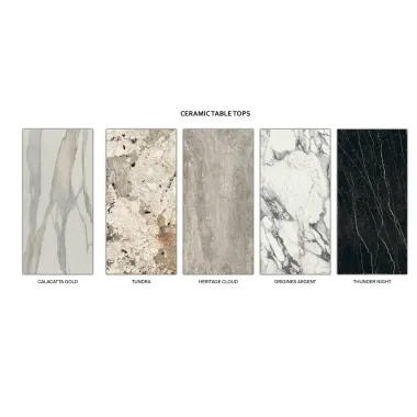Włoski Stół KRYSTAL CERAMIC TOP TUNDRA 239 x 75.5 x 110cm / 155TAV.30CE