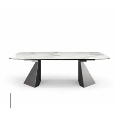 Włoski Stół KRYSTAL CERAMIC TOP HERITAGE CLOUD 198 x 75.5 x 100cm / 155TAV.39CE