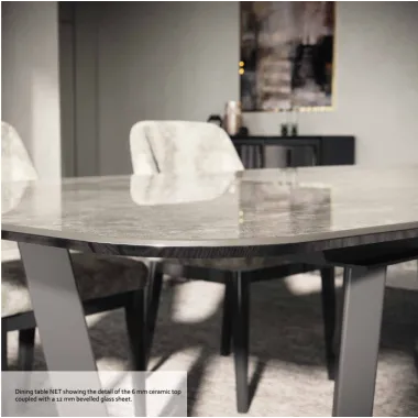Włoski Stół KRYSTAL CERAMIC TOP HERITAGE CLOUD 198 x 75.5 x 100cm / 155TAV.39CE