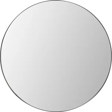 Kare Lustro ścienne STARLET czarne Ø 100 x 8cm / 71007