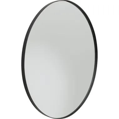 Kare Lustro ścienne STARLET czarne Ø 100 x 8cm / 71007
