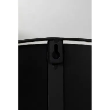 Kare Lustro ścienne STARLET czarne Ø 100 x 8cm / 71007