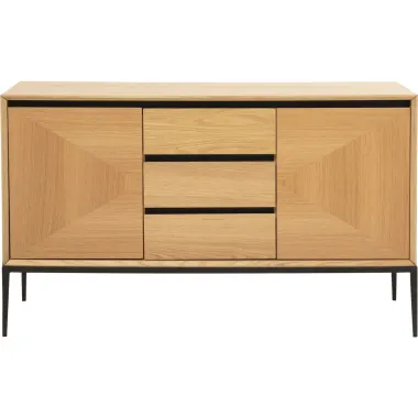 Kare Komoda JONA fornir dębowy 141 x 85 x 44cm / 71116