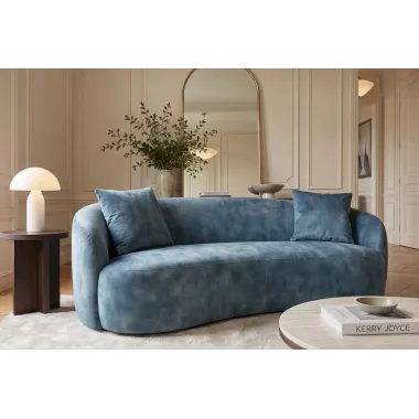 Invicta Sofa ELEMENTAL 2 osobowa petrol aksamit 178 x 67 x 70cm / 48690