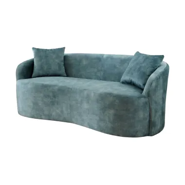 Invicta Sofa ELEMENTAL 2 osobowa petrol aksamit 178 x 67 x 70cm / 48690