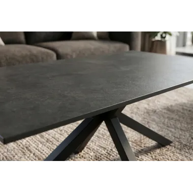 Invicta Stolik ceramiczny GALAXIE optyka szarego marmuru 100 x 45 x 60cm / 46903