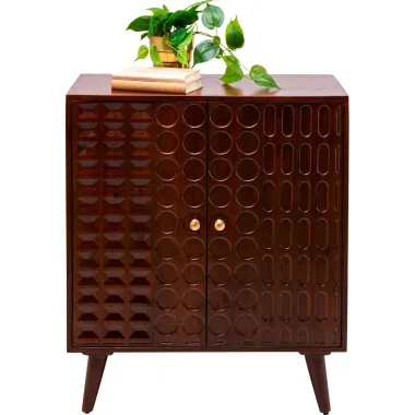 Kare Komoda SPICE 2 drzwiowa brązowe mango 75 x 92 x 40cm / 71800