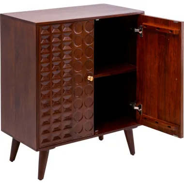 Kare Komoda SPICE 2 drzwiowa brązowe mango 75 x 92 x 40cm / 71800