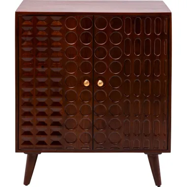 Kare Komoda SPICE 2 drzwiowa brązowe mango 75 x 92 x 40cm / 71800