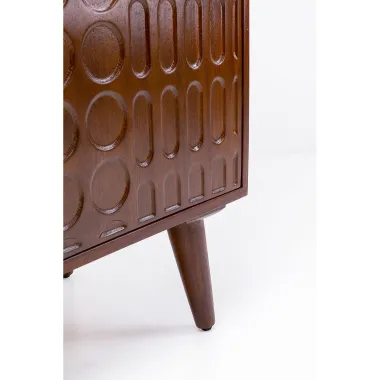 Kare Komoda SPICE 2 drzwiowa brązowe mango 75 x 92 x 40cm / 71800