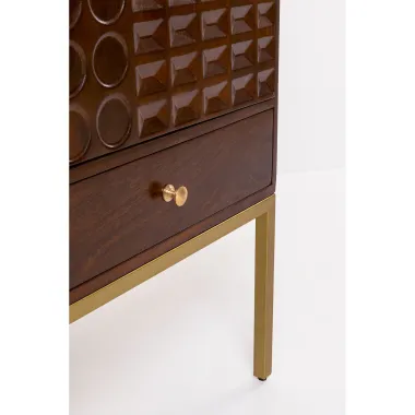 Kare Szafa SPICE 2 drzwiowa brązowe mango 115 x 180 x 54cm / 71802